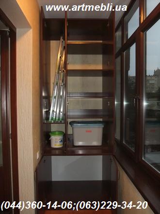 Шкаф на балкон (балкон кабинета)